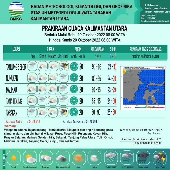 Hujan Diperkirakan Masih Akan Terjadi Dalam Beberapa Hari Kedepan