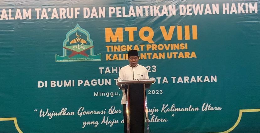 Gubernur Kaltara Mendukung Secara Penuh Kegiatan Malam Ta aruf MTQ Yang Ke-VIII