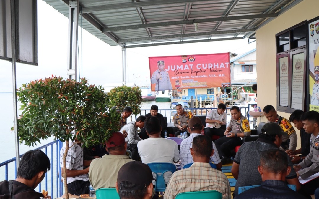 Polres Tarakan Serap Aspirasi Nelayan Lewat Program Jumat Curhat